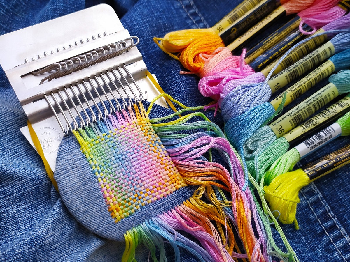 Mini Loom Kit For Weaving – Darn Good Yarn Wholesale