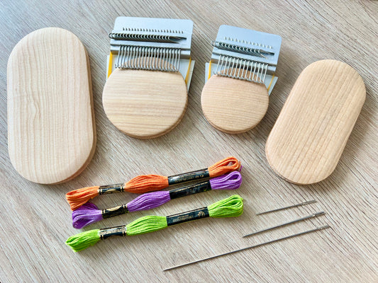 Mini Loom Machine Weave Tool Mending Loom Diy Textile Tools - Temu